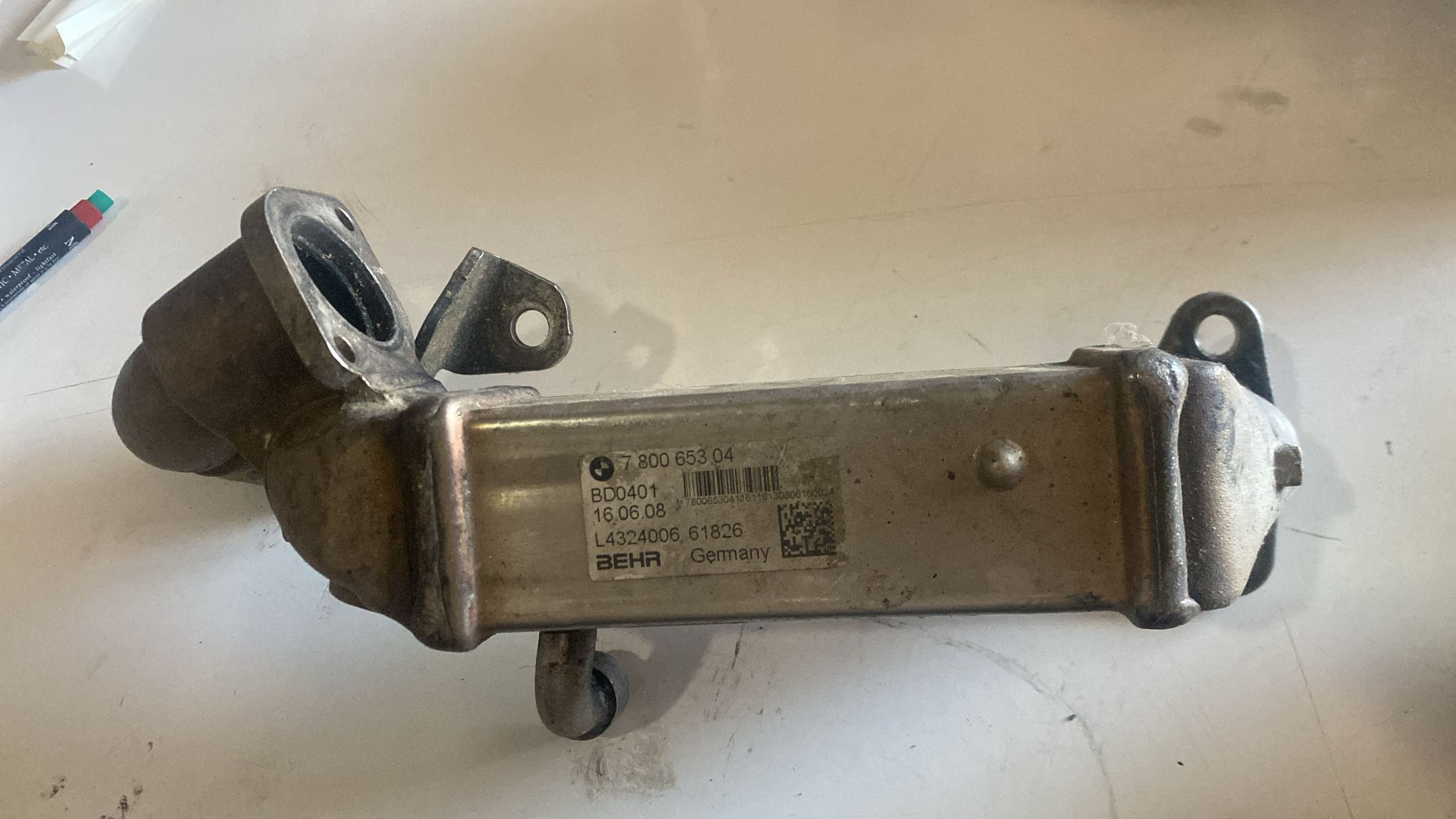 egr soğutuuc bmw e60 orjinal egr soğutucu - Görsel 1