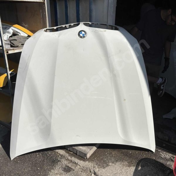 bmw e70 x5 orjınal motor kaputu beyaz