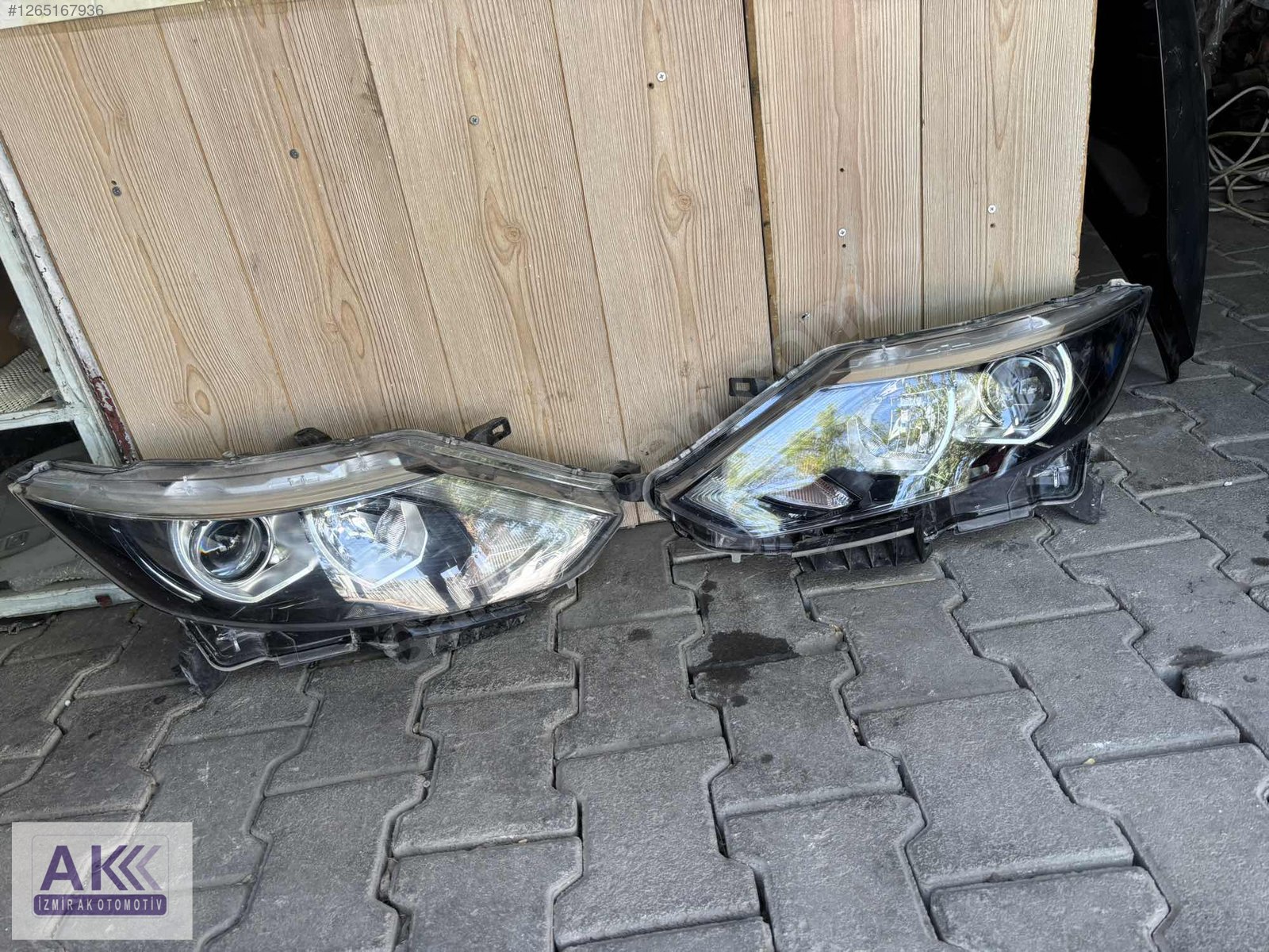x16_12651679364dp nissan QASHQAİ ledli mercekli sağ sol ön far takımı yansanayi - Görsel 1